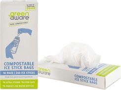 Zdjęcie Produkt Z Outletu: ! Greenaware, Kompostowalne Woreczki Do Lodu, 10 Szt. 240 Patyczki - Gdynia