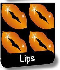 Zdjęcie Fabryka Mazaków Naklejki Odblaskowe Usta Pomarańczowe - Sierpc