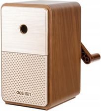 Zdjęcie Leantoys Temperówka Z Pojemnikiem Strugaczka Na Korbkę Szkolna Bezpieczna Brązowa - Kraków