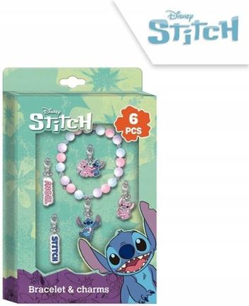 Zestaw Bransoletka Z Zawieszkami Stitch 6 Elementów ST00103 - zdjęcie 2
