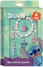 Zestaw Bransoletka Z Zawieszkami Stitch 6 Elementów ST00103