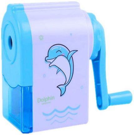 Lean Toys Strugaczka Temperówka Na Korbkę Delfin Niebieska - zdjęcie 2