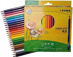Zdjęcie Lyra Kredki Color Soft 4,0 Hangable Box 24 Kol. - Rzgów