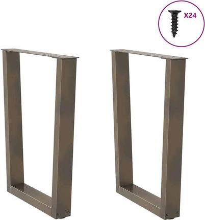 vidaXL Nogi Do Stołu Jadalnego W Kształcie Litery V 2Szt. Stal (4012643) - zdjęcie 2