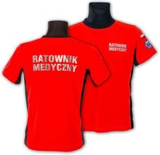 Koszulka Ratownicza Prm-23 Fluo Męska Odblaskowa Termoaktywna Mesh