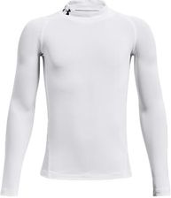 Zdjęcie Under Armour Chłopięca koszulka UA HG Armour Mock LS biała - Józefów