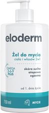 Eloderm Żel do mycia ciała i włosów 2w1 od 1. dnia życia 750ml - zdjęcie 1