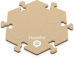 Zdjęcie FluentPet HexTile Compact piankowa mata do przycisków beżowa - Pruchnik