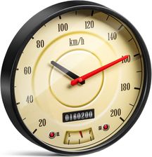 Gadget Master Zegar Ścienny Kierowcy Prędkościomierz Retro