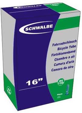 Schwalbe Dętka Standard 16X1;75-2;5 Cala (47/62-305) / Zawór Auto 40 Mm -