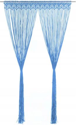 Zasłona sznurkowa niebieska 140x240 cm 1769982010