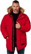 Kurtka męska Pitbull Forest Hooded Parka red Zima 2024