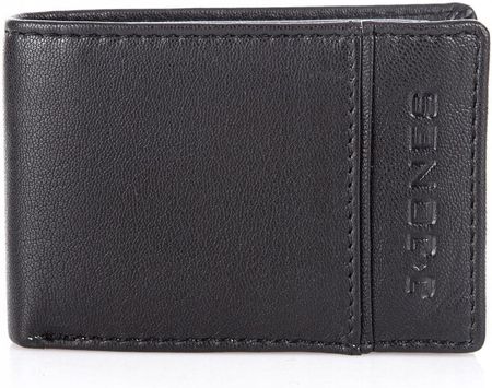 Portfel męski mały kieszonkowy do kieszeni spodni garnituru czarny Rfid