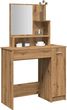 vidaXL Toaletka Z Lustrem Dąb Artisan 86,5X35X136Cm (857010)