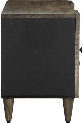 vidaXL Szafka Rtv Jasnoszara 105X33,5X46Cm Drewno Lite Mango (4017806) - zdjęcie 2