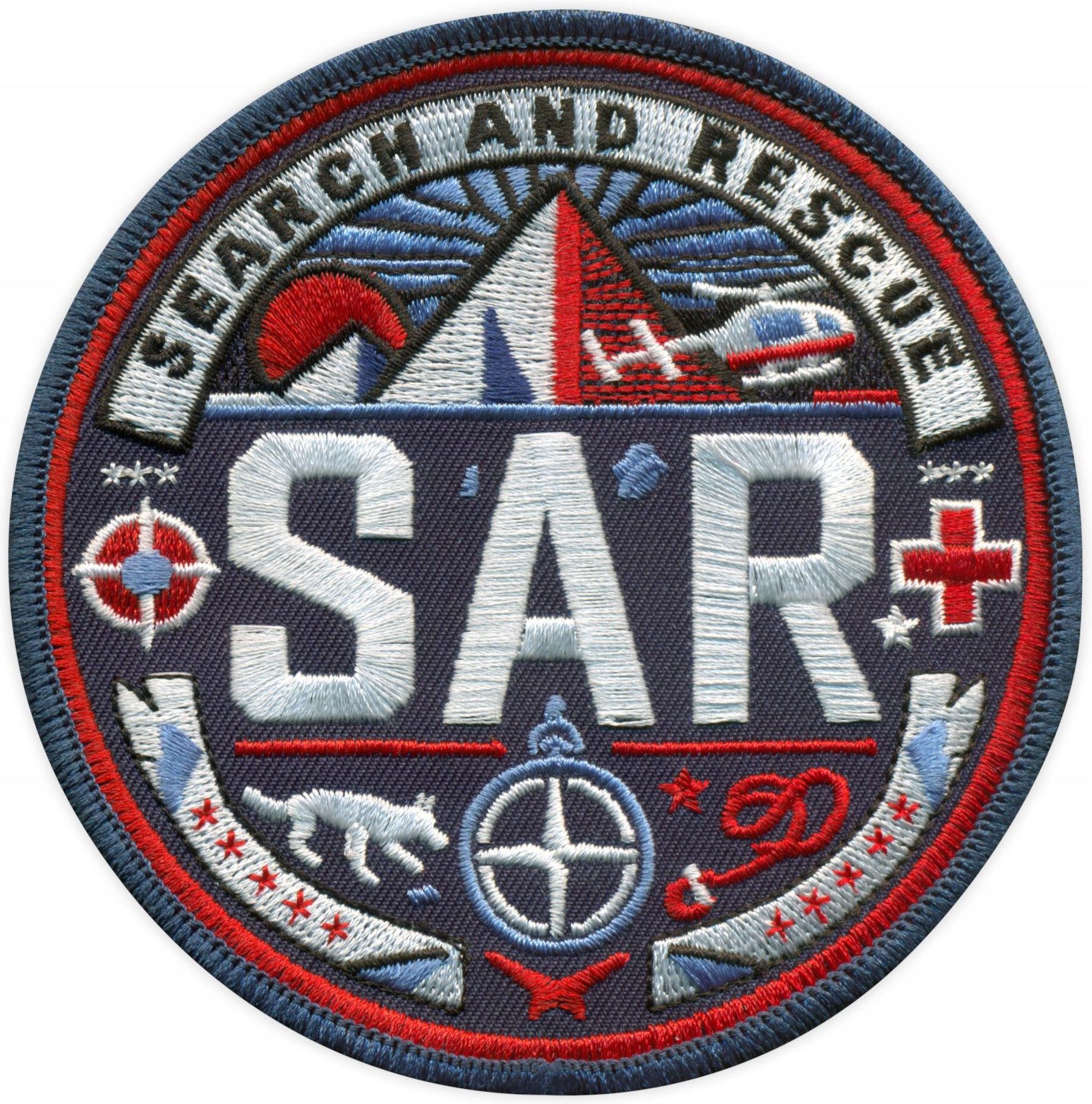 SAR Search And Rescue Organisation Wandtattoo – 45x96 Cm, Wetterfest, Konturgeschnitten, Übertragungsfolie Inklusive