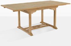 Teako Design Rozkładany Stół Do Jadalni Parma Teak Lite Drewno 120cm 200 300 Te-Tt-4014