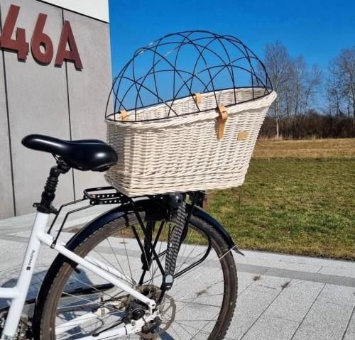 Koszyk Na Rower Dla Psa Kota Wiklinowy Kosz Transporter Na Baga Nik