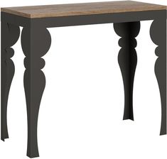 Itamoby Wysuwana Konsola 90X40/300cm Paxon Evolution Dąb Naturalny Antracyt Rama