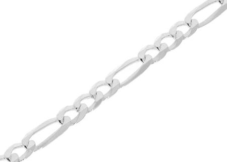 Intergold Srebrny łańcuszek nierodowany figaro pr. 925 60 cm