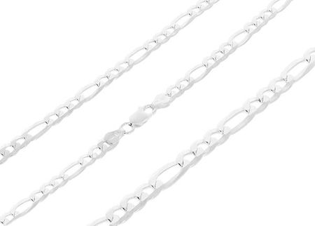 Intergold Srebrny łańcuszek nierodowany figaro pr. 925 60 cm - zdjęcie 2