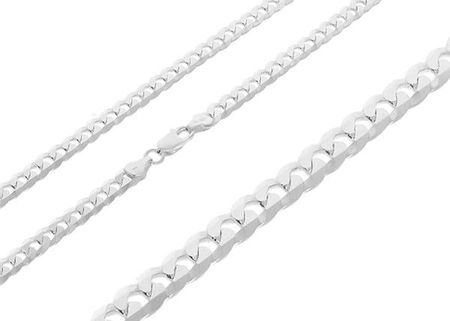 Intergold Srebrny łańcuszek nierodowany pancerka pr. 925 60 cm - zdjęcie 3