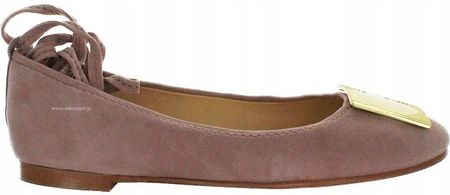 Baleriny Clarks Grace Marion różowe zamsz 36
