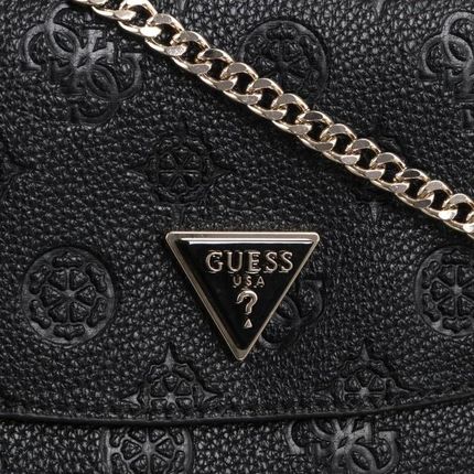 Damska Torebka Guess Cresidia Cnvrtble Xbody Flap HWPG93 Black Czarna - zdjęcie 3