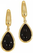 Zdjęcie Caspol Złote kolczyki z onyksem – KL.03150 - Tomaszów Lubelski