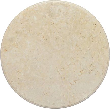 The Living Store Blat Stołu Cream 60X2,5cm Marble Tls149195