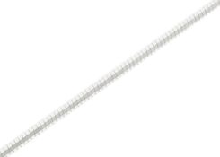 Intergold Srebrny łańcuszek nierodowany kostka pr. 925 43 cm
