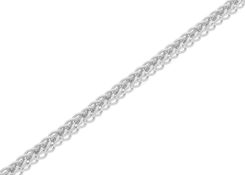 Intergold Srebrny łańcuszek rodowany Próby 925 50 cm