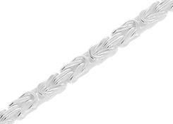 Intergold Srebrny Łańcuszek Królewski Nierodowany Próby 925 60 Cm