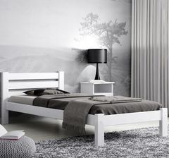 Zdjęcie Meblo Drew Łóżko Sosnowe Sara 100X200 Białe (ŁÓŻSAR100BIAŁE) - Alwernia