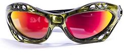 OCEAN SUNGLASSES - Cumbuco - lunettes de soleil polarisÃBlackrolles - Monture : Vert Transparent - Verres : Revo Jaune (15001.5)