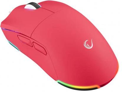 Mysz przewodowa Rampage BLINK gamingowa USB, 12800 DPI, RGB, sensor optyczny, różowa - zdjęcie 5