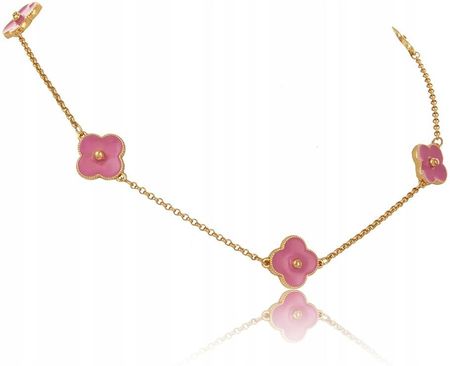 Colibra Choker emaliowane kwiatki z kolekcji Be like a Barbie (C23/LAT/139AU)