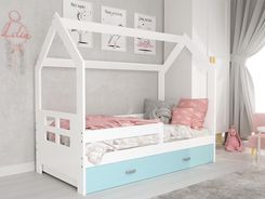 Zdjęcie Łóżko Domek Dziecięce 160X80 Dla Dzieci Biały D3D - Wieliczka