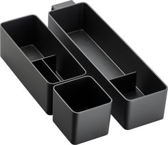 Zdjęcie HANSGROHE IntraStoris Zestaw pojemników podstawowych 10 x 34,5 cm czarny mat  54224670 - Szczecin