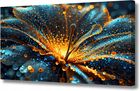 Obraz na płótnie Do Salonu Kwiat Makro Bokeh 90x50 cm Panoramiczny