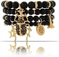 Colibra Komplet bransoletek ze skarabeuszem z kolekcji Beetle Brilliance (B23/ZIM/1