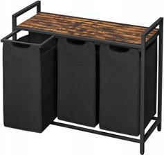 Zdjęcie Loftinspired Kosz Na Pranie Loftowy Industrialny 3 Komory - Ćmielów