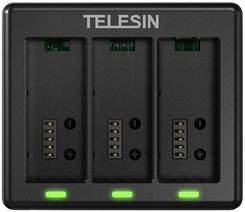 Zdjęcie Ładowarka USB na Trzy 3x Bateria Akumulator do GoPro HERO 13 BLACK TELESIN / S0-BCG-13-TGP - Września