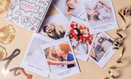 Booklet Foto Magnes Ze Zdjęciem Na Lodówkę Polaroid 16Szt. Z Podpisem Podziękowanie - zdjęcie 5
