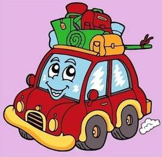 Zdjęcie Qbee Malowanie Po Numerach Zabawny Samochód 25X25Cm - Bieżuń