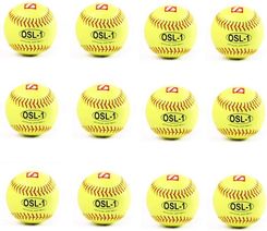 Zdjęcie Piłka Do Softballu 12 Żółta 1 Tuzin Osl-1 - Legnica