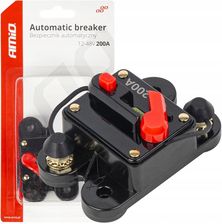 Zdjęcie Amio Samochodowy Bezpiecznik Automatyczny 200A 12V 24V 48V Amio-03830 - Trzebinia