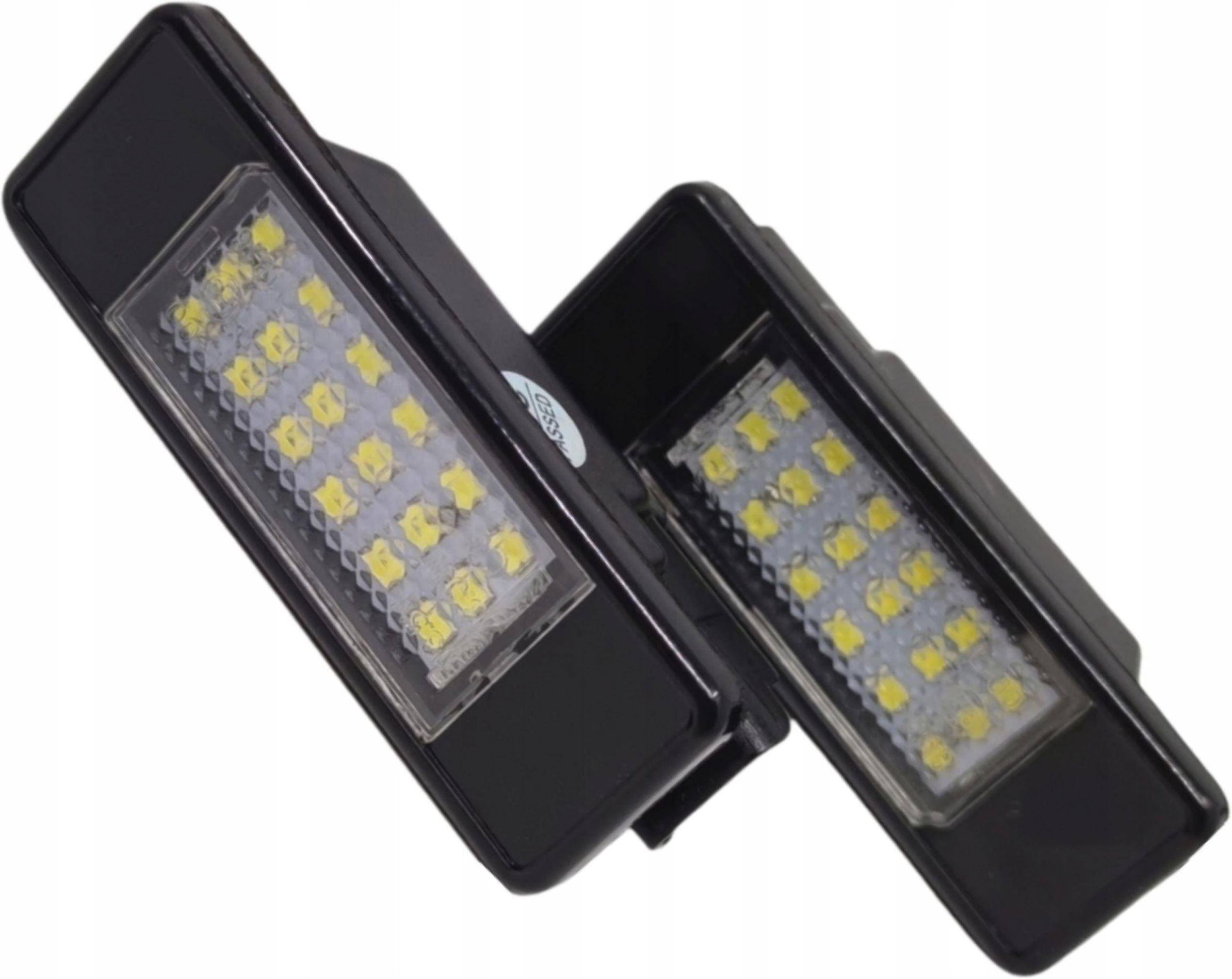 Feux De Plaque D'Immatriculation LED Pour Peugeot - 18 SMD, Blanc 6000K - Compatible 106, 207, 307, 308, 406, 407, 508