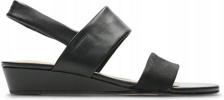 Clarks Sandały damskie Sense Lily skórzane czarne 37