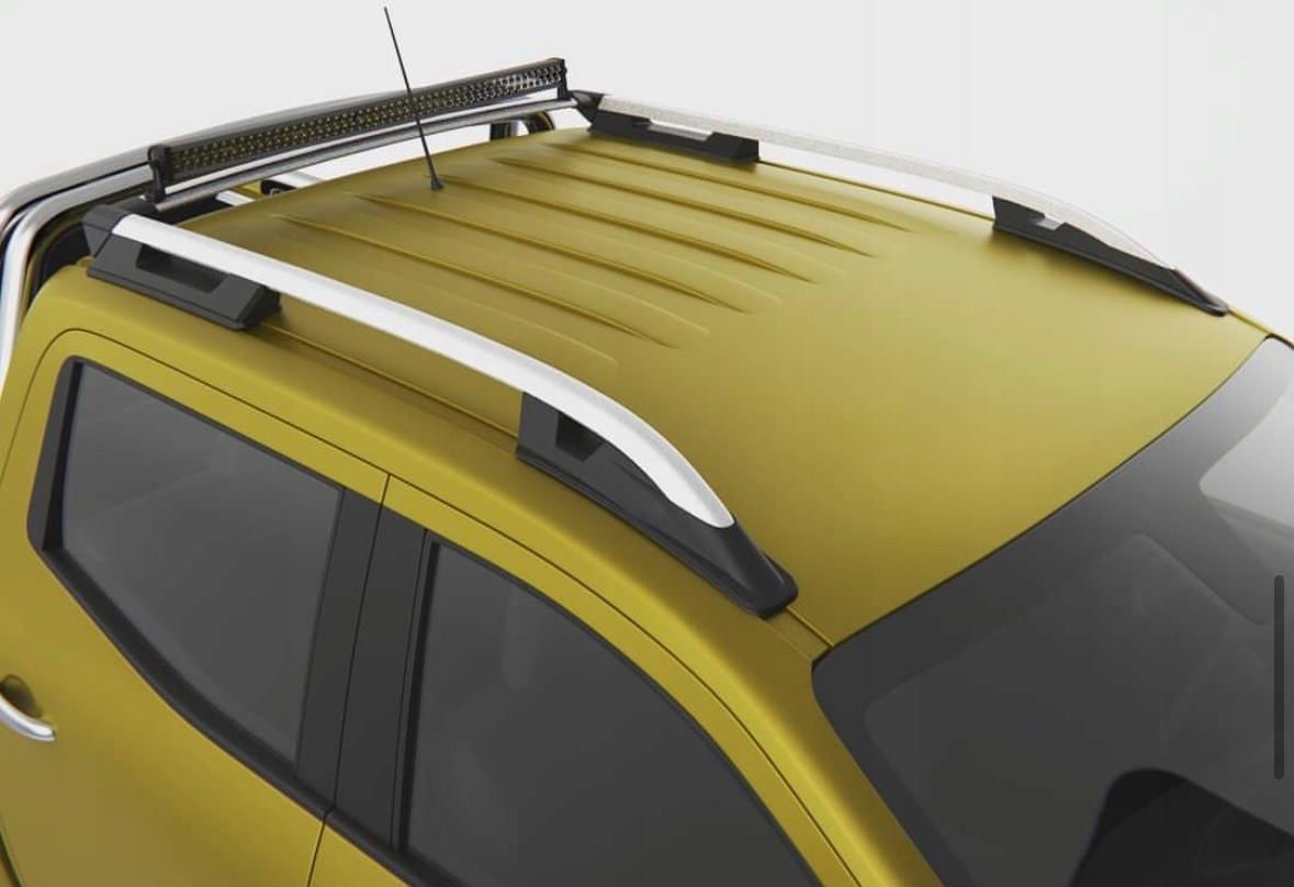 Turtle Falcon Ranger Rack Relingi dachowe Turtle Relingi Dachowe Falcon Srebrne Ford Ranger T6 T7 ...